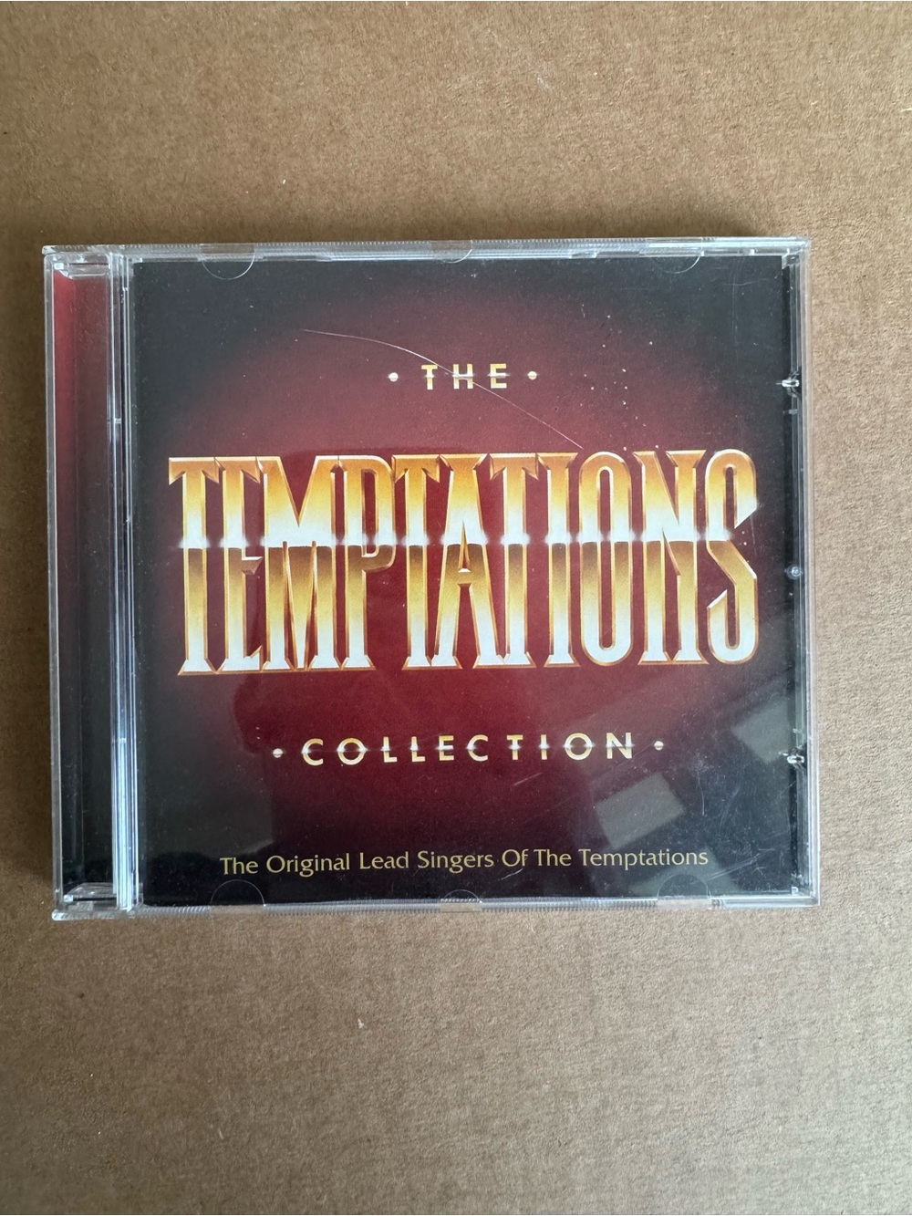 The Temptations Collection CD - Gold & Burgundy Design